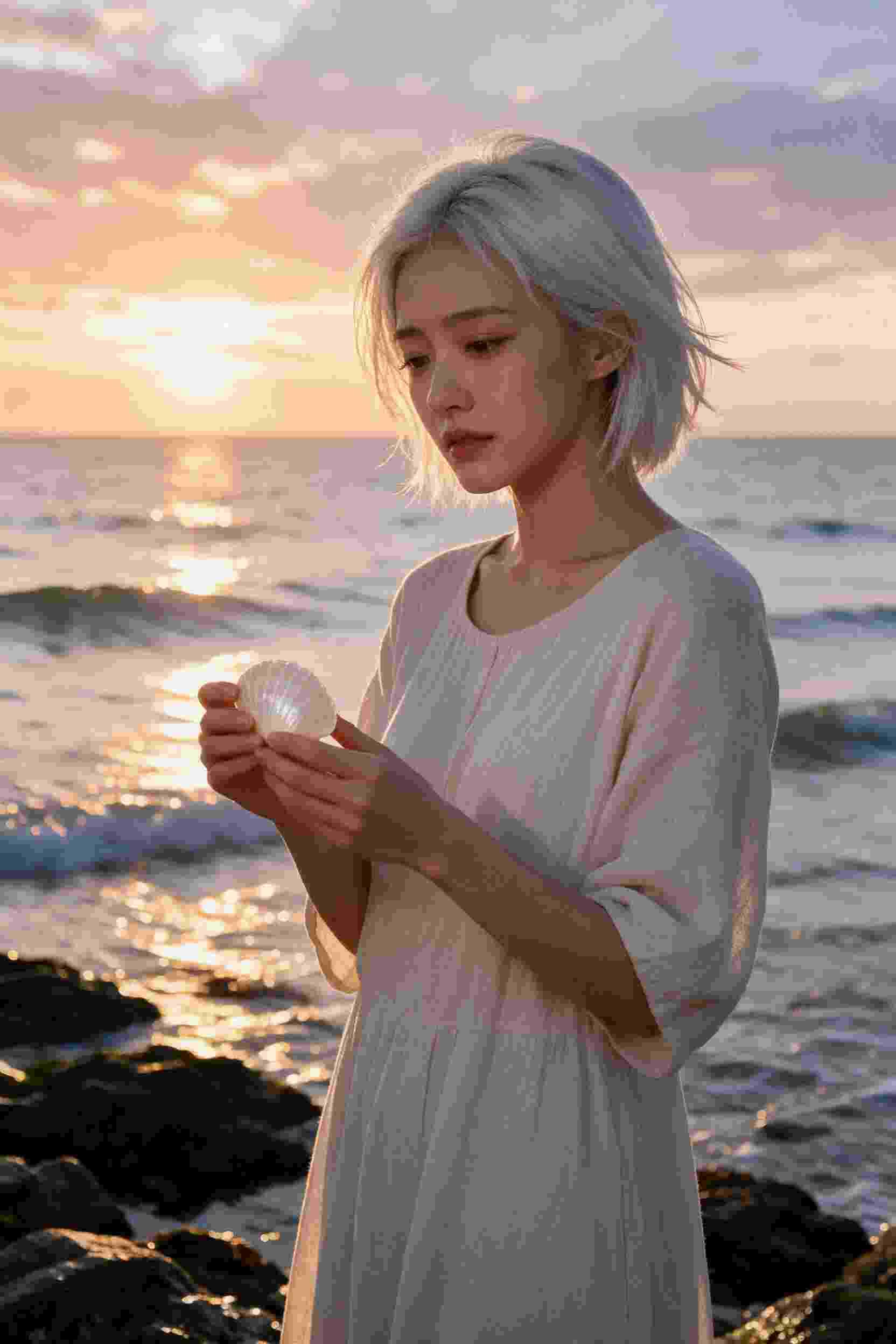 她很漂亮